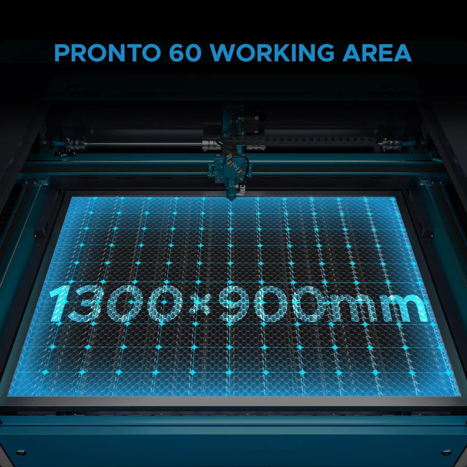 130W CO2 Laser Cutter and Engraver with 1300x900mm Engraving Area and Auto Focus| PRONTO 60