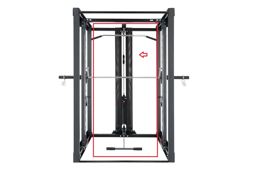 BodyCraft Jones Light Commercial Lat Pulldown Option