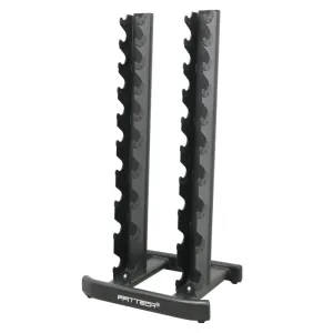 CLEARANCE - 10 PAIR VERTICAL COMMERCIAL DUMBBELL RACK 840VDR10