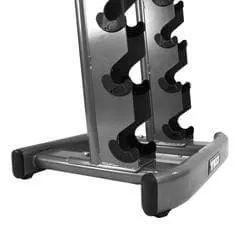 CLEARANCE - 10 PAIR VERTICAL COMMERCIAL DUMBBELL RACK 840VDR10