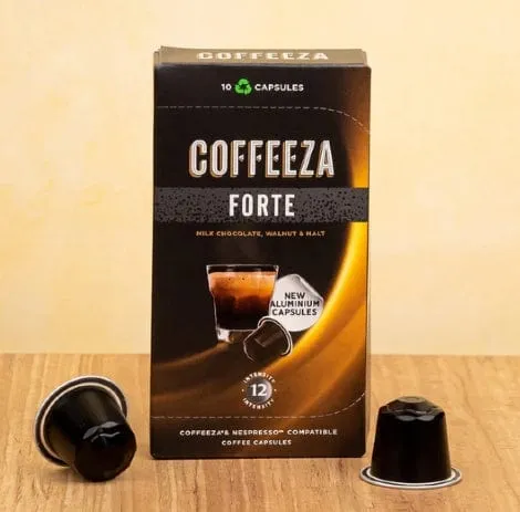 Coffeeza Forte Coffee Capsules, Nespresso Compatible