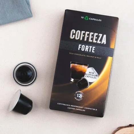 Coffeeza Forte Coffee Capsules, Nespresso Compatible