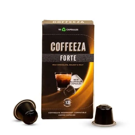 Coffeeza Forte Coffee Capsules, Nespresso Compatible