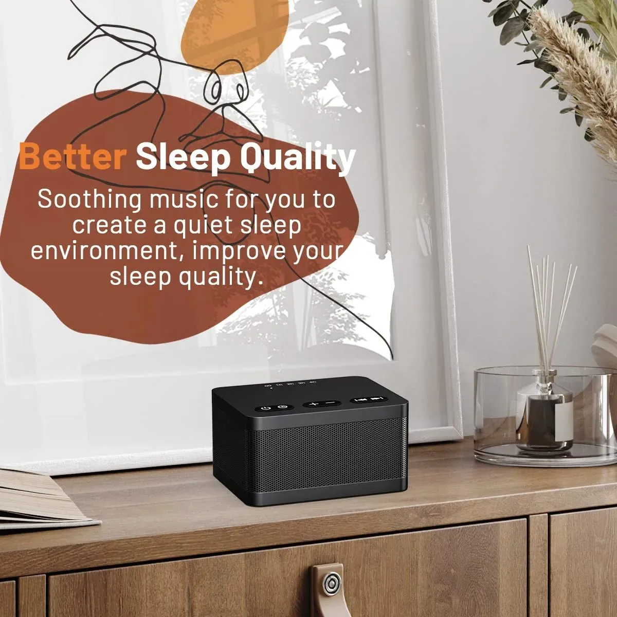 Dailybody Sound Machine White Noise Machine with 30 Soothing Sounds 36 Levels Volume 5 Timers and Memory Function Effectively Blocks Noise Ideal Sleep Machine for Baby Kids Adults