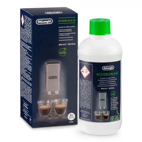 DeLonghi Ecodecalk Descaling Liquid- 500ml- twin pack