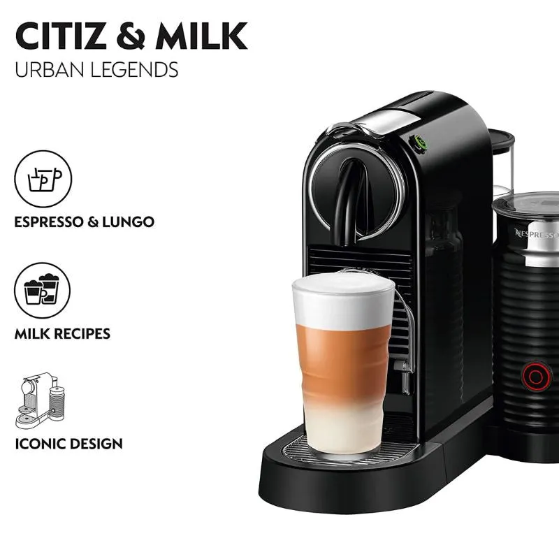 Magimix Nespresso Citiz & Milk Coffee Machine Black