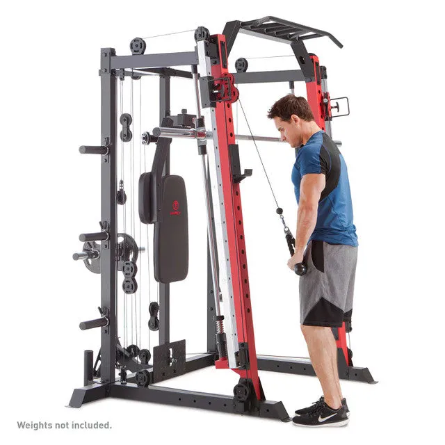 Marcy Smith Machine / Cage System with Pull-Up Bar and Landmine Station | SM-4033