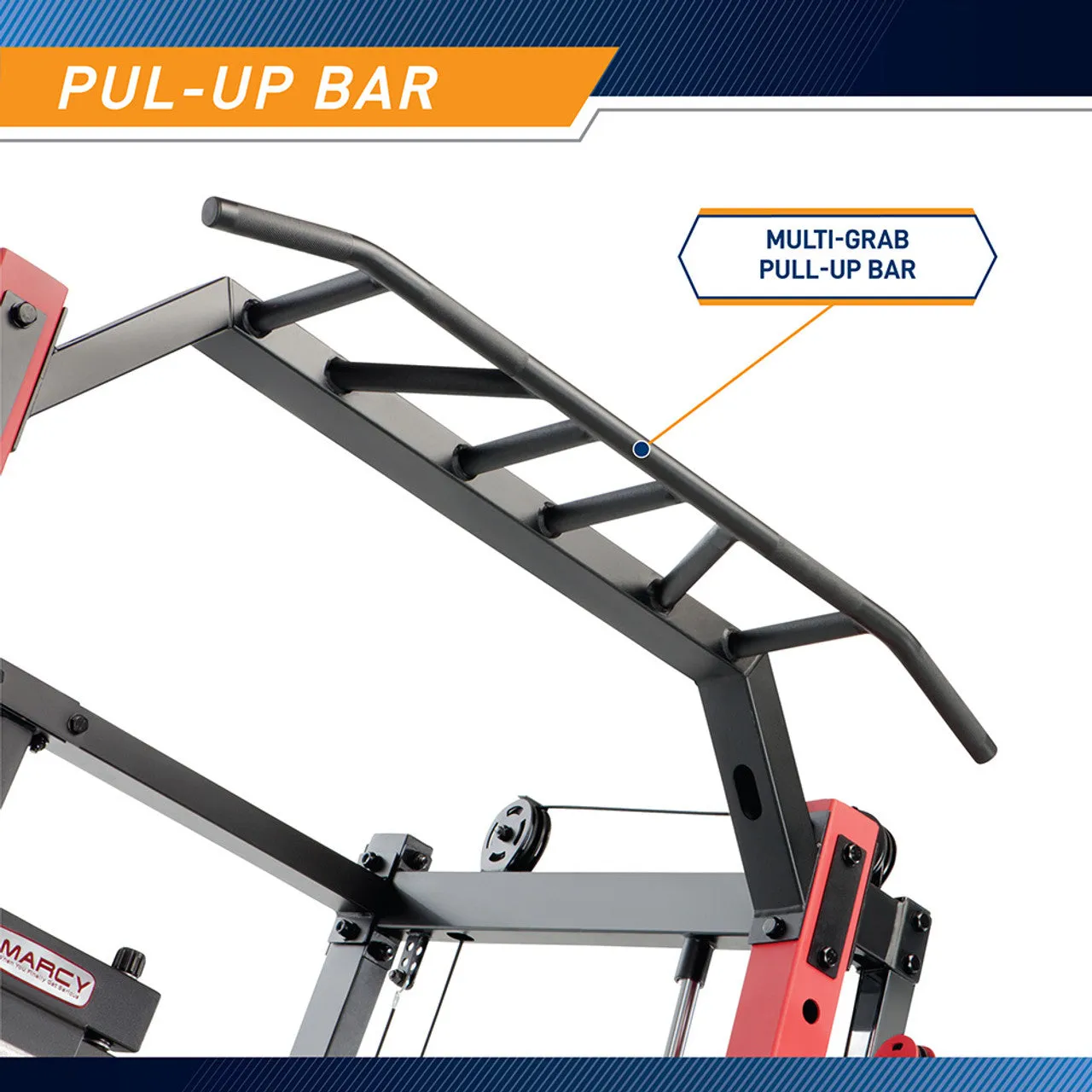 Marcy Smith Machine / Cage System with Pull-Up Bar and Landmine Station | SM-4033