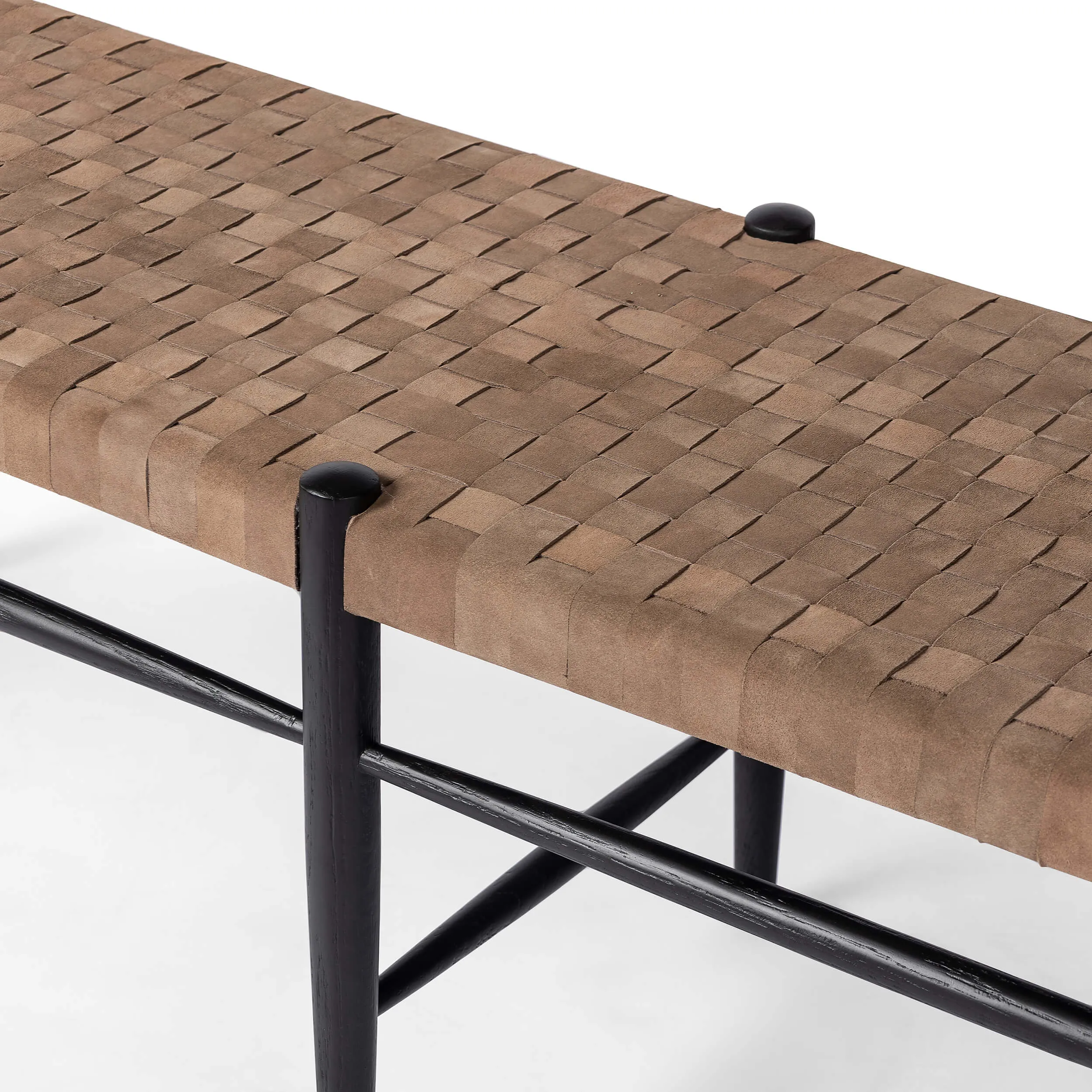 Wyatt Bench, Drifted Matte Black